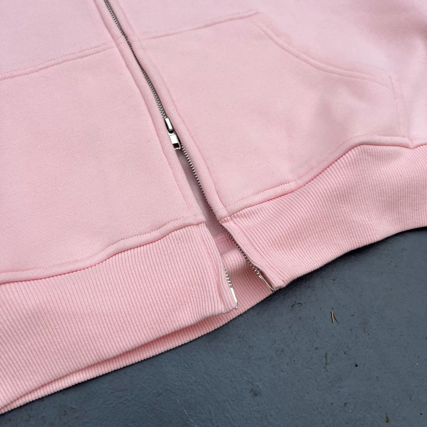 Hoodie Zip /satyn - Pink Evian - SOLD OUT